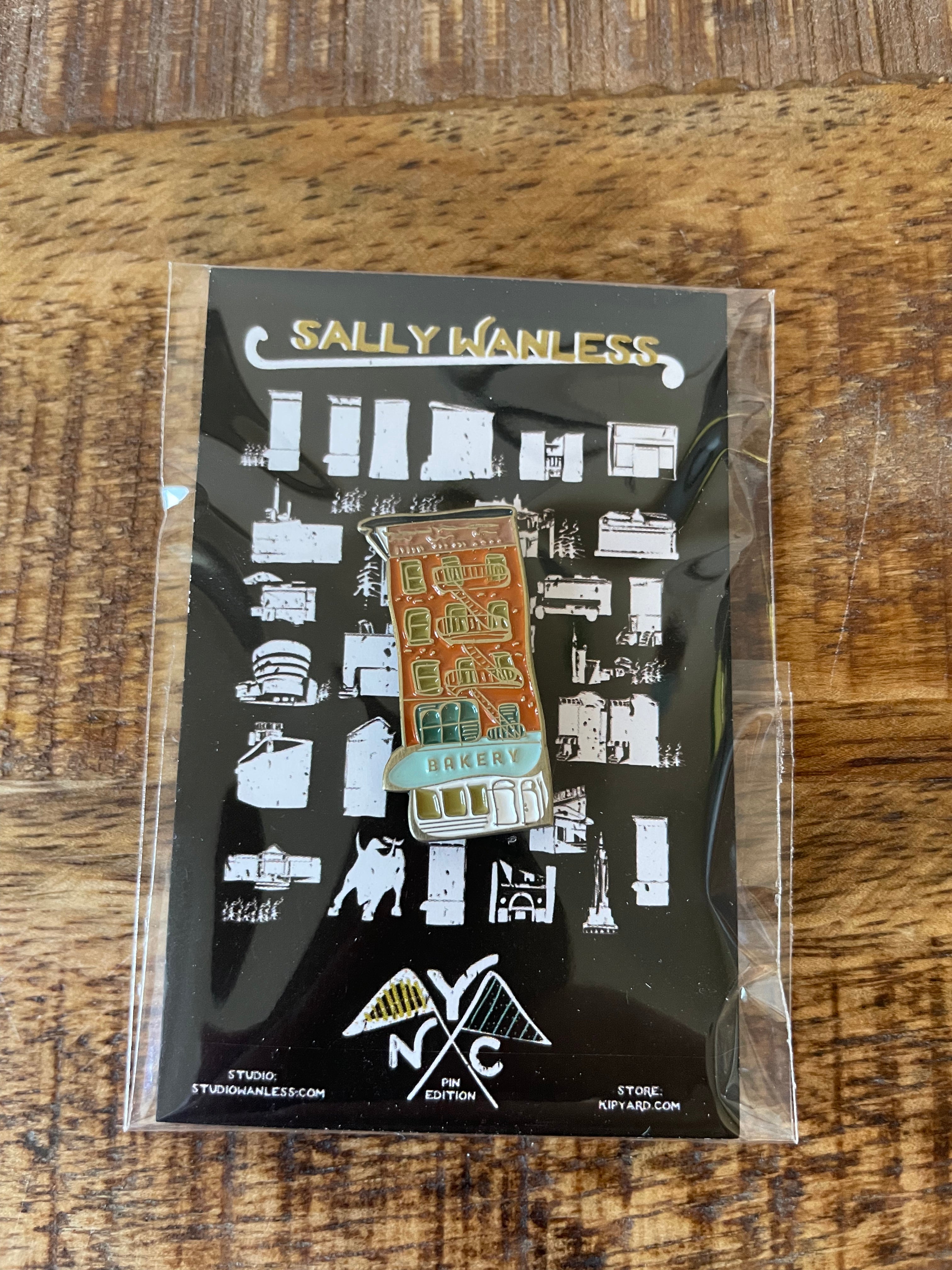 New York Bakery Pin